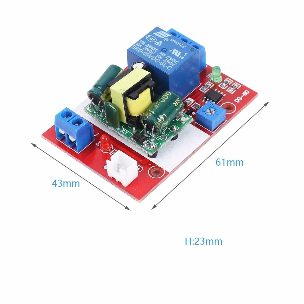 Módulo de Sensor de Gotas de Lluvia de 220 V, Controlador de Humedad para Monitorear Climas