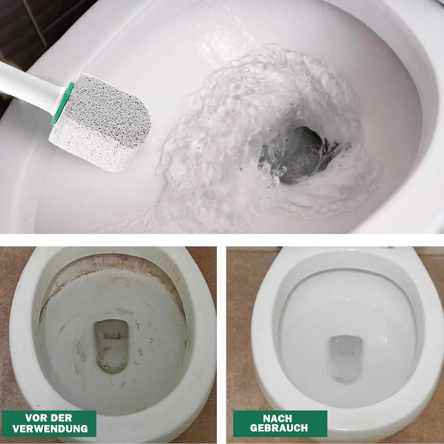 Piedra pómez limpiador inodoro 6 unidades con asa baño cocina piscinas