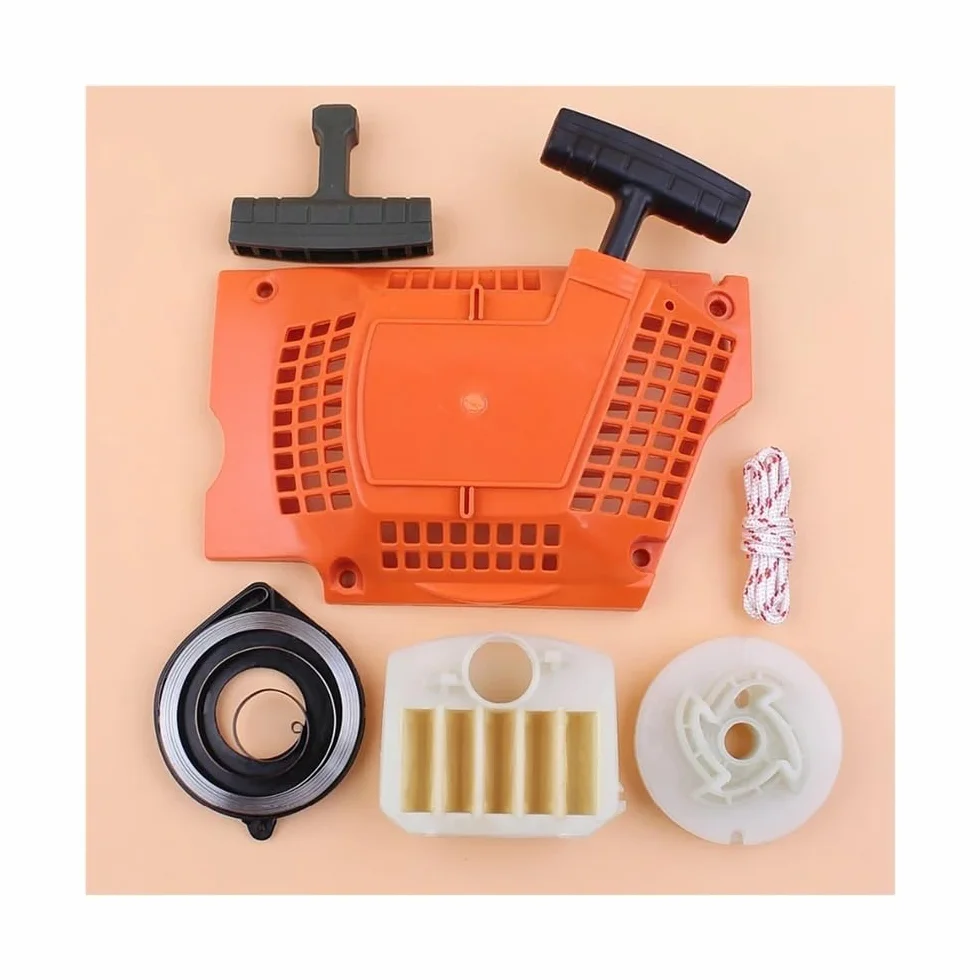 Kit de puesta a punto del filtro de aire del arrancador de retroceso for motosierra de gasolina 350 340 345 346 346XP Repuestos for motosierra 537 10 47 02 Piezas de repuesto