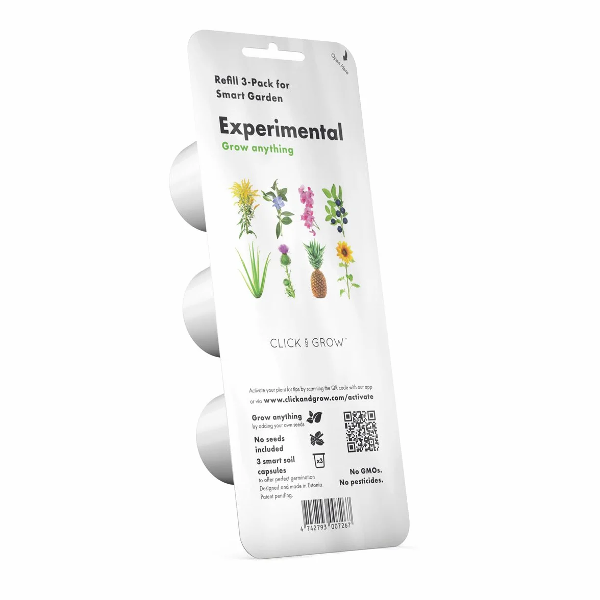 Click & Grow Recambio Cápsulas de Cultivo sin Semillas, Kit de 3