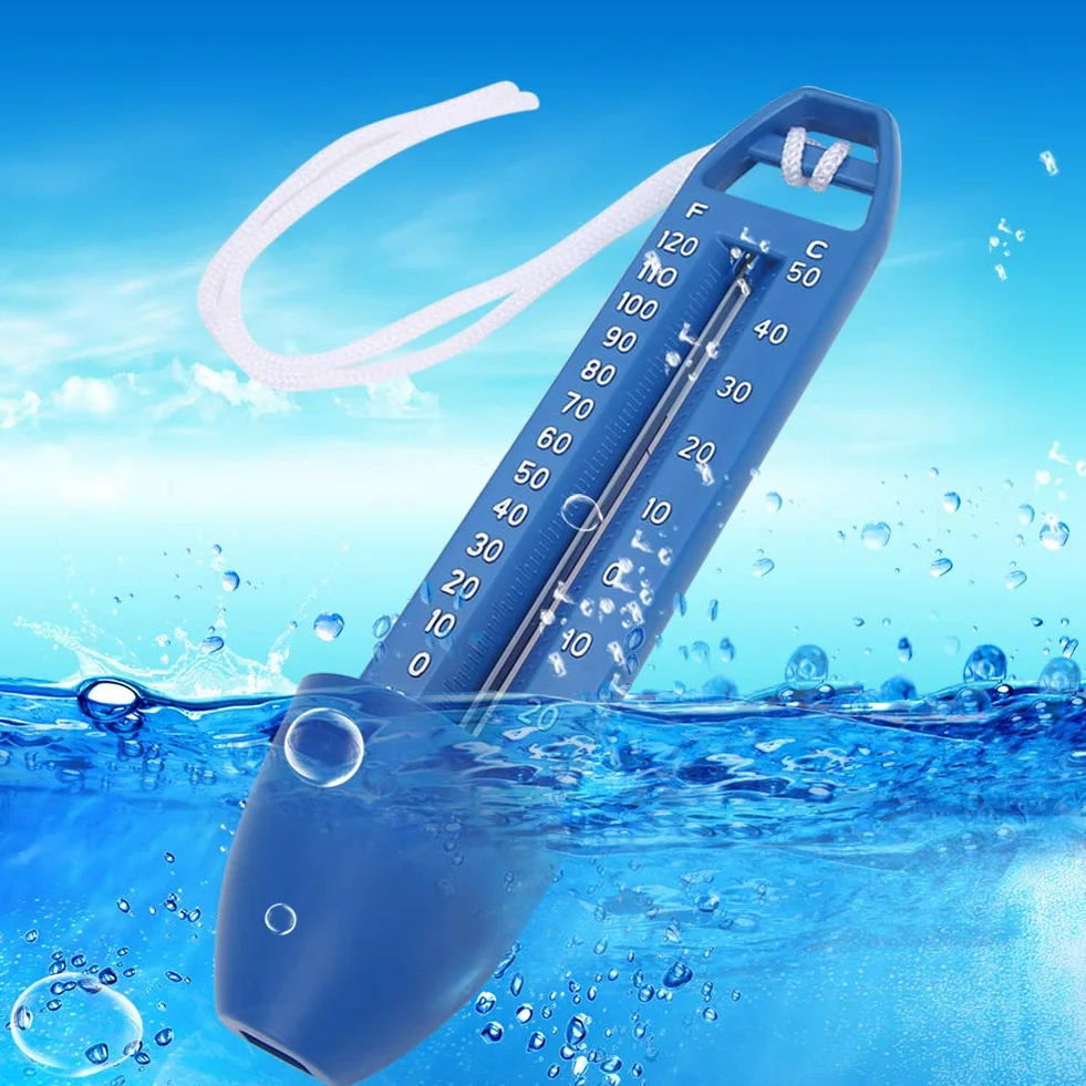 Termómetro Flotante para Piscina 2 Unidades Fácil de Leer Pantalla de Temperatura