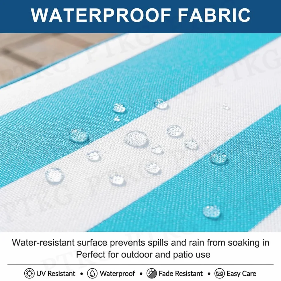 Cojín Banco Exterior Impermeable 125x45x5 cm Lila