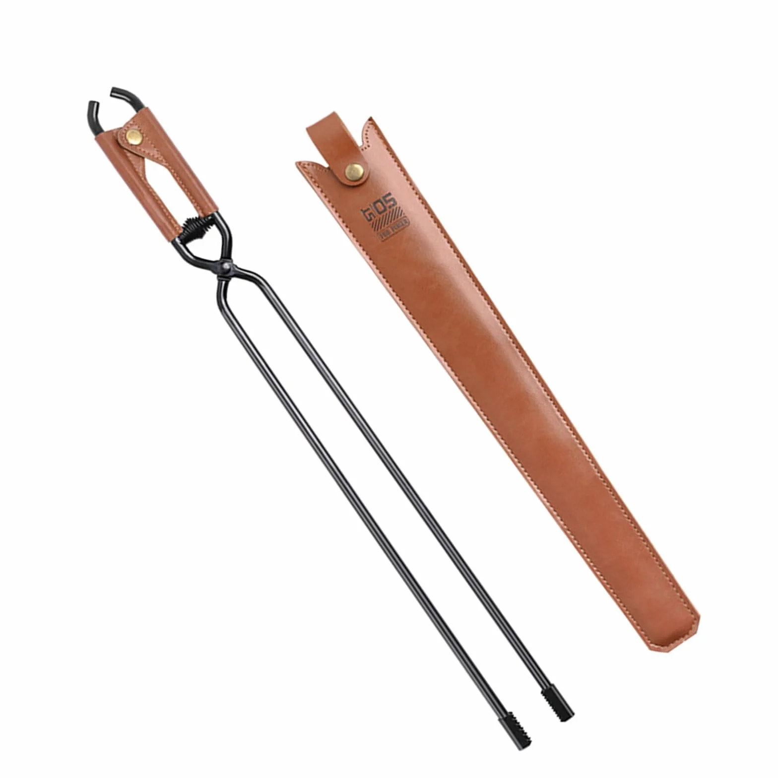 Pinzas para Carbón Acero Carbono Pícnics Clip para Carbón para Acampar Abrazaderas para Chimeneas Pinzas Metal para Barbacoa Y Acampada