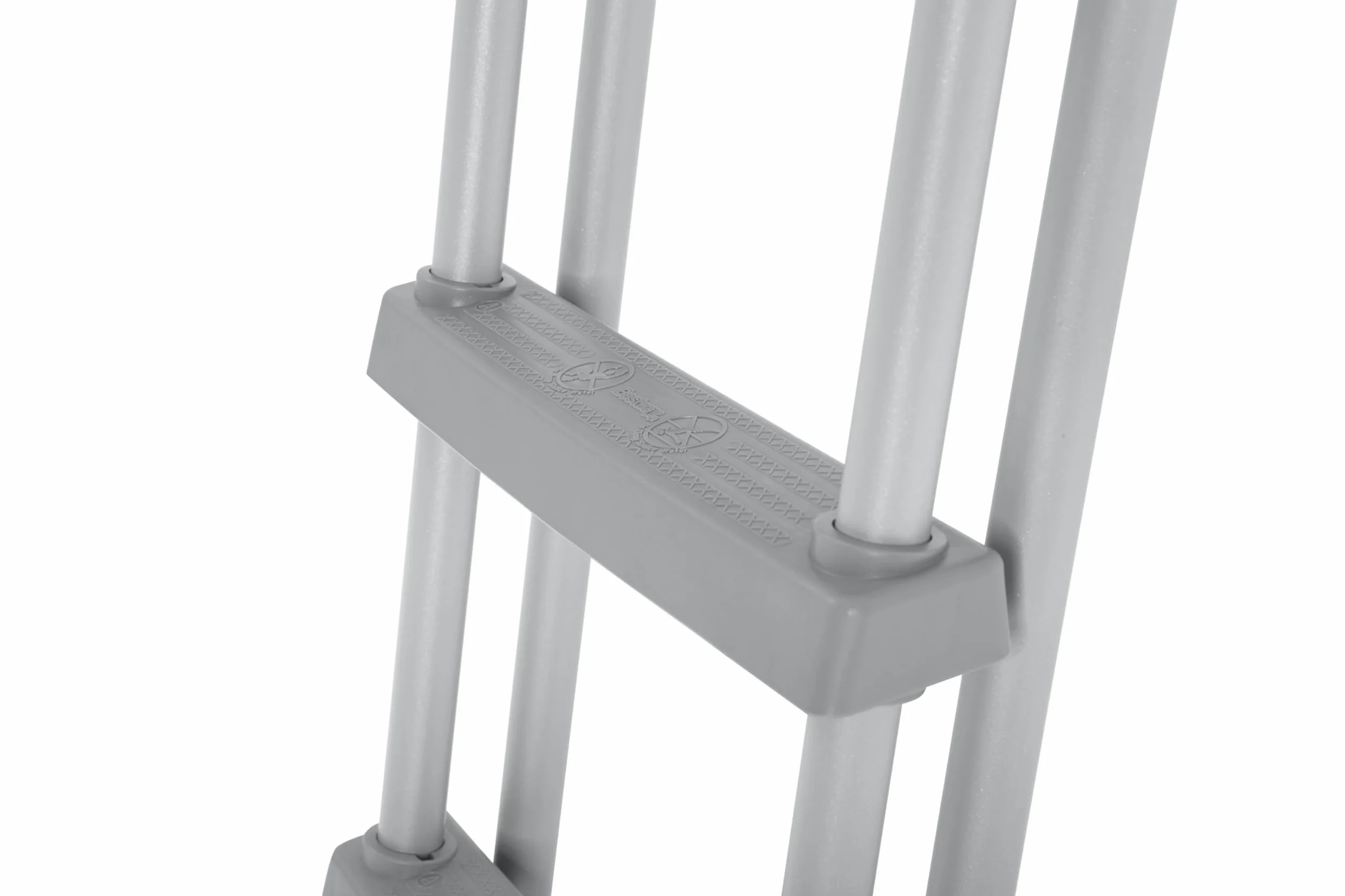 Bestway Escalera para Piscina Abatible 1,32 m con Seguro