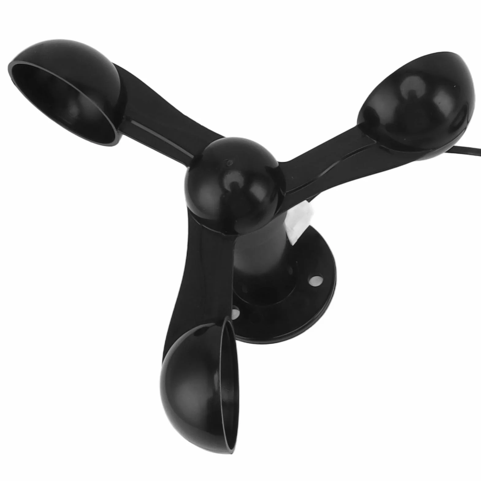 Anemómetro para Grúas Torre 3 Cúpulas USB 5V Alarma Velocidad Viento 2-12 Niveles Precisión Alta Apagado Automático