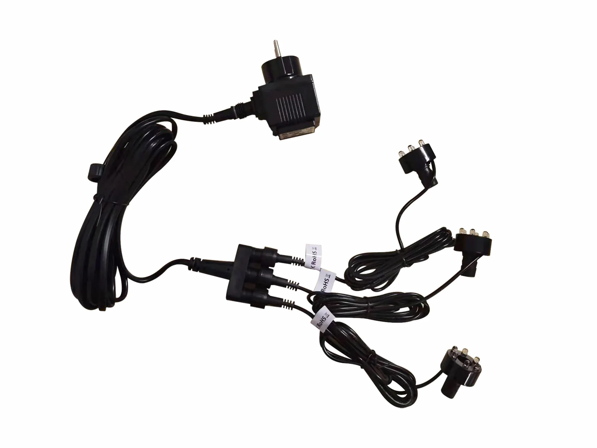 Köhko Iluminación completa para fuentes, incluye 3 anillos LED y transformador 29024, blanco cálido