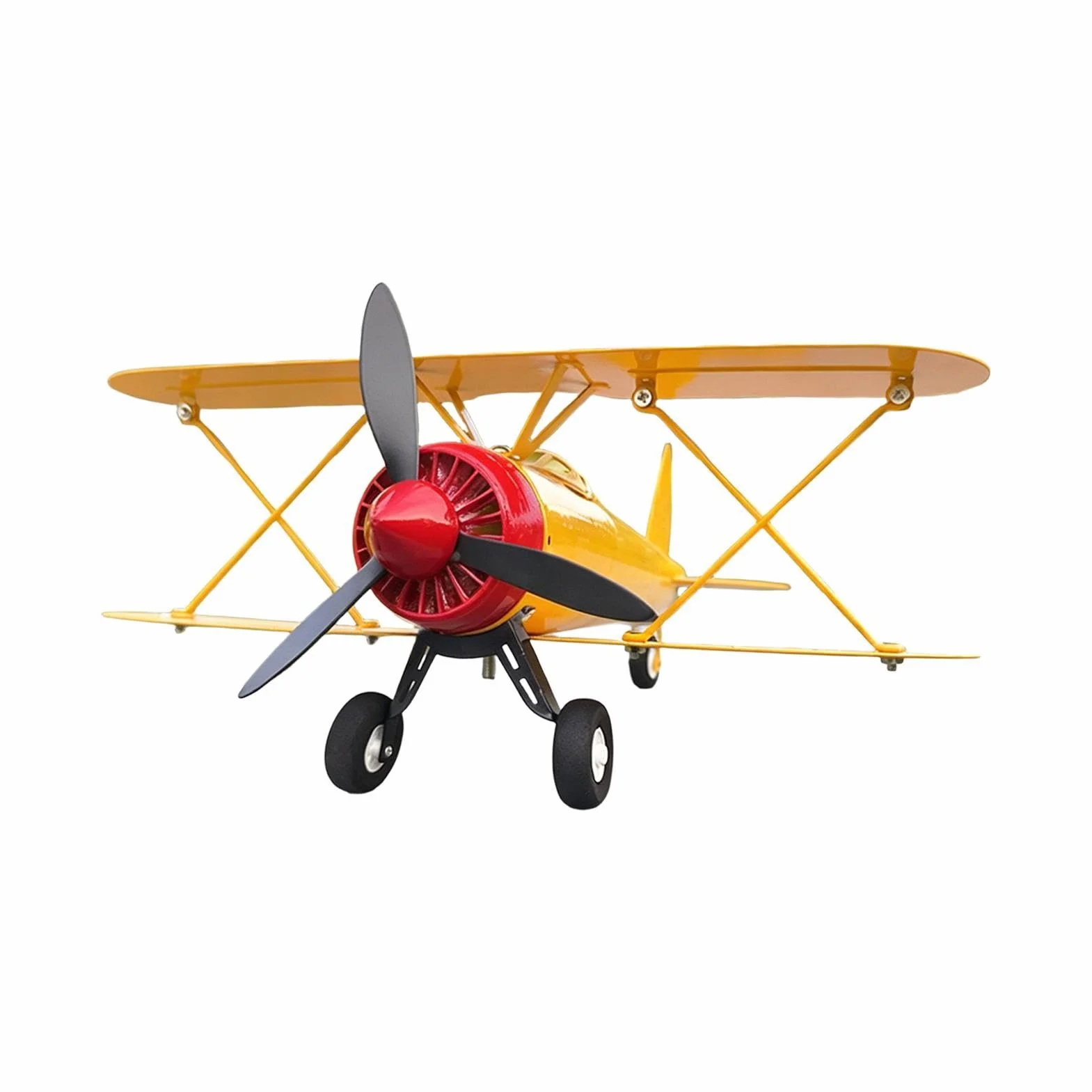 Veleta en Forma de Avión, Herramienta Metálica Medidora Viento Giratorio para Jardín