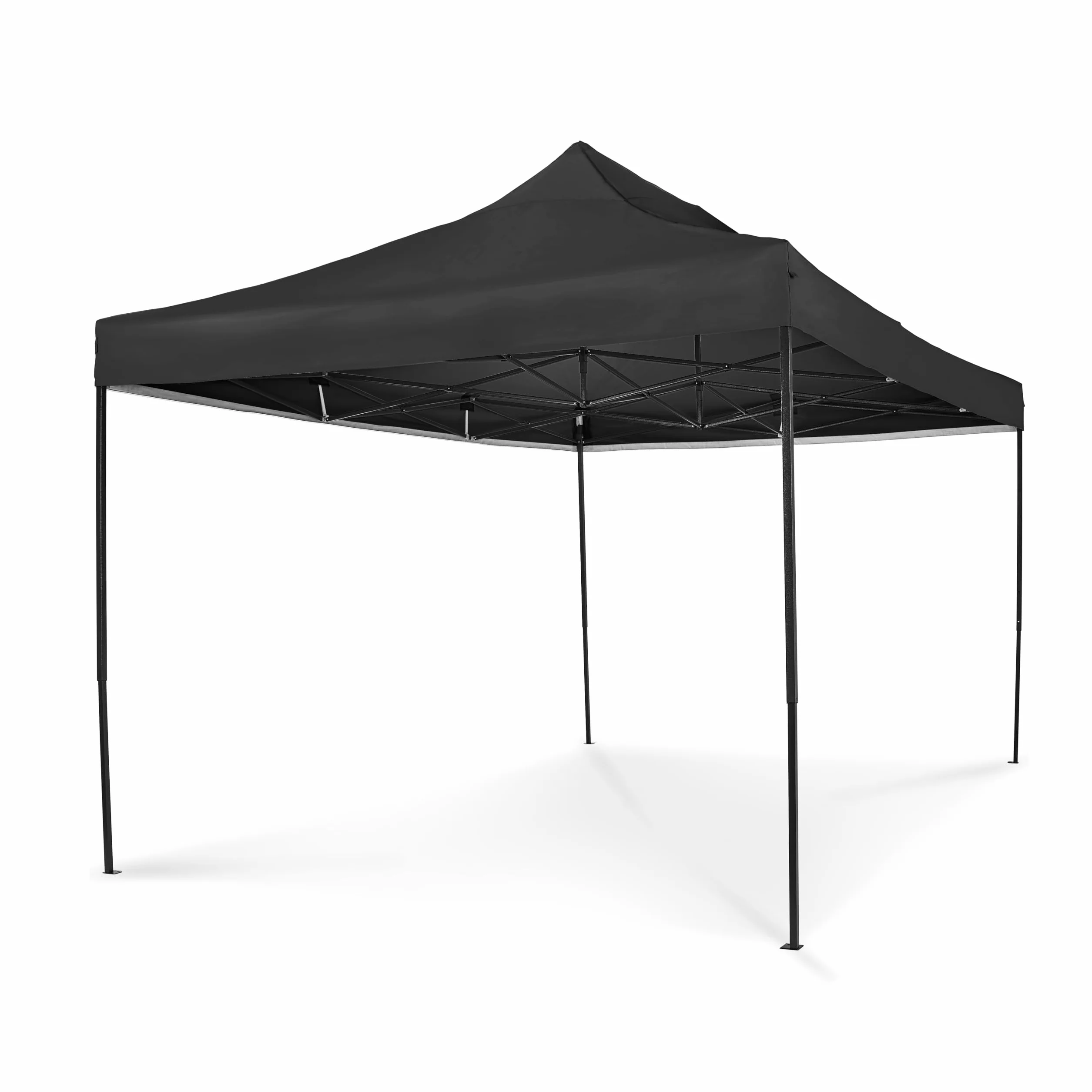 All Seasons Gazebos 3x4.5m Totalmente Impermeable Pop up Gazebo - Negro