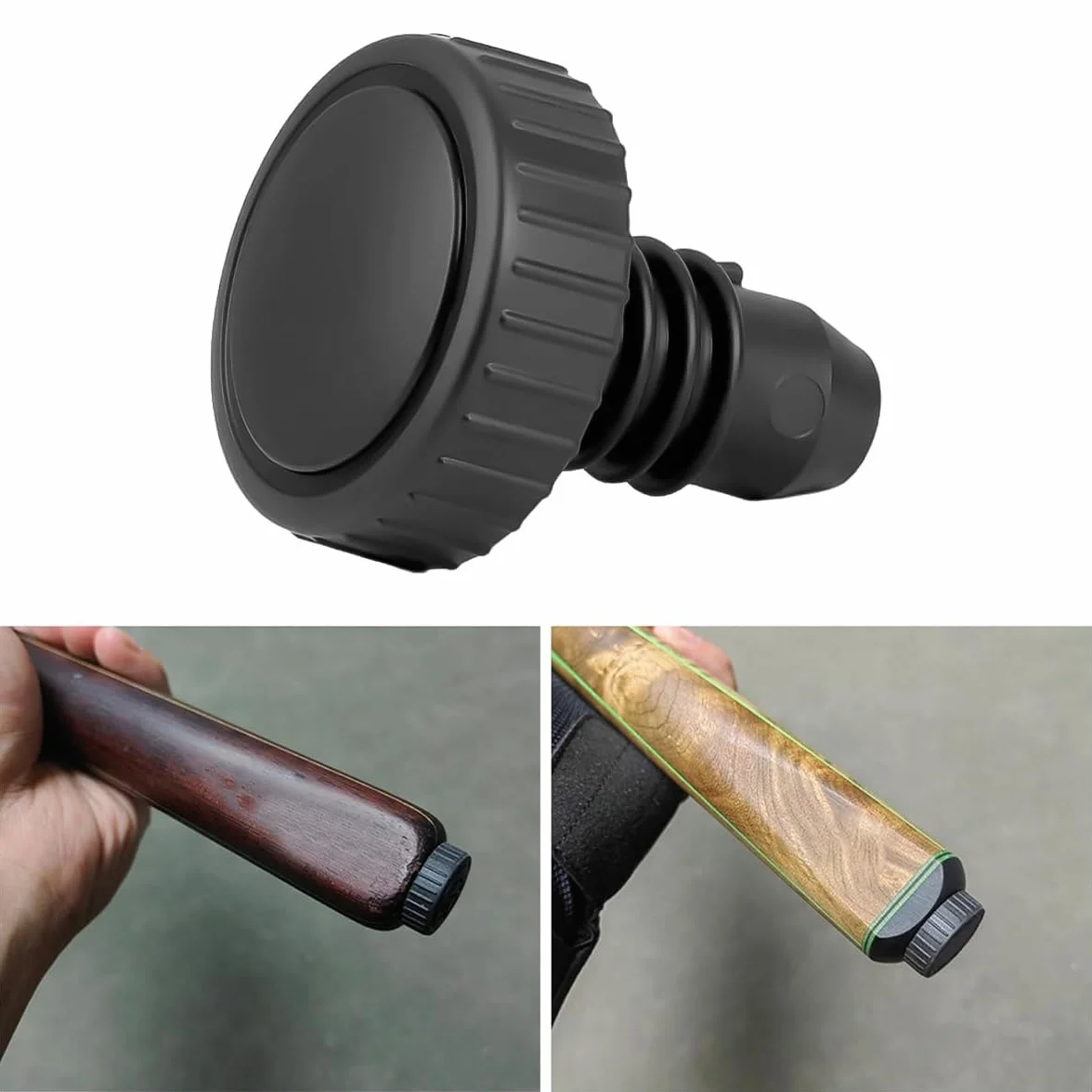 Protectores de taco de billar, cubierta inferior de goma, ligeros, absorción de impactos