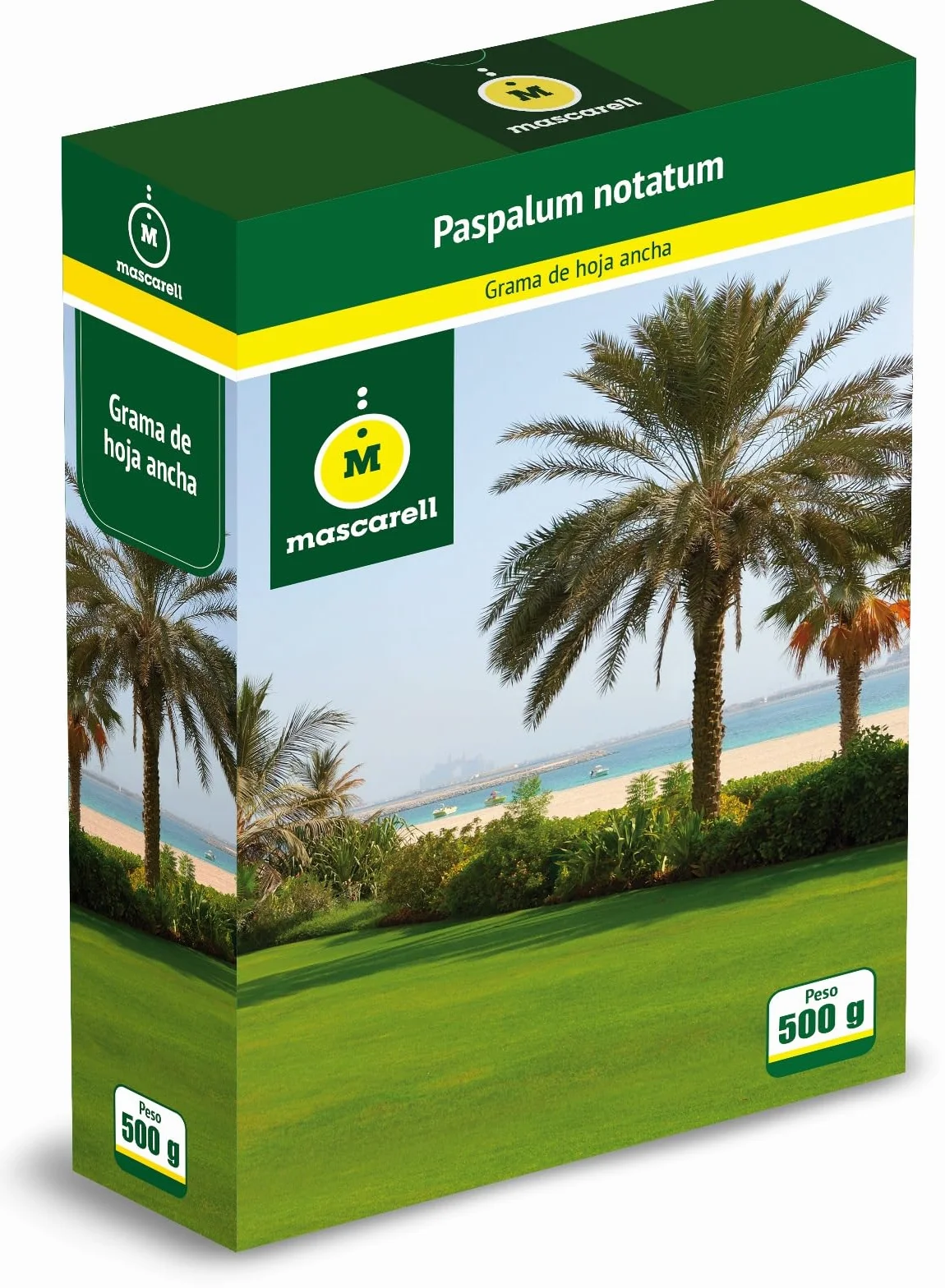 Mascarell Paspalum Notatum Semillas de Césped 500g Compacto Resistente