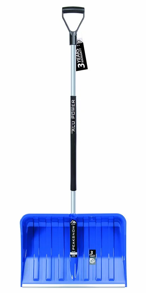 Ergonomiczne palas de nieve, plastikowa ostrza, aluminiowy brzeg, aluminiowy uchwyt