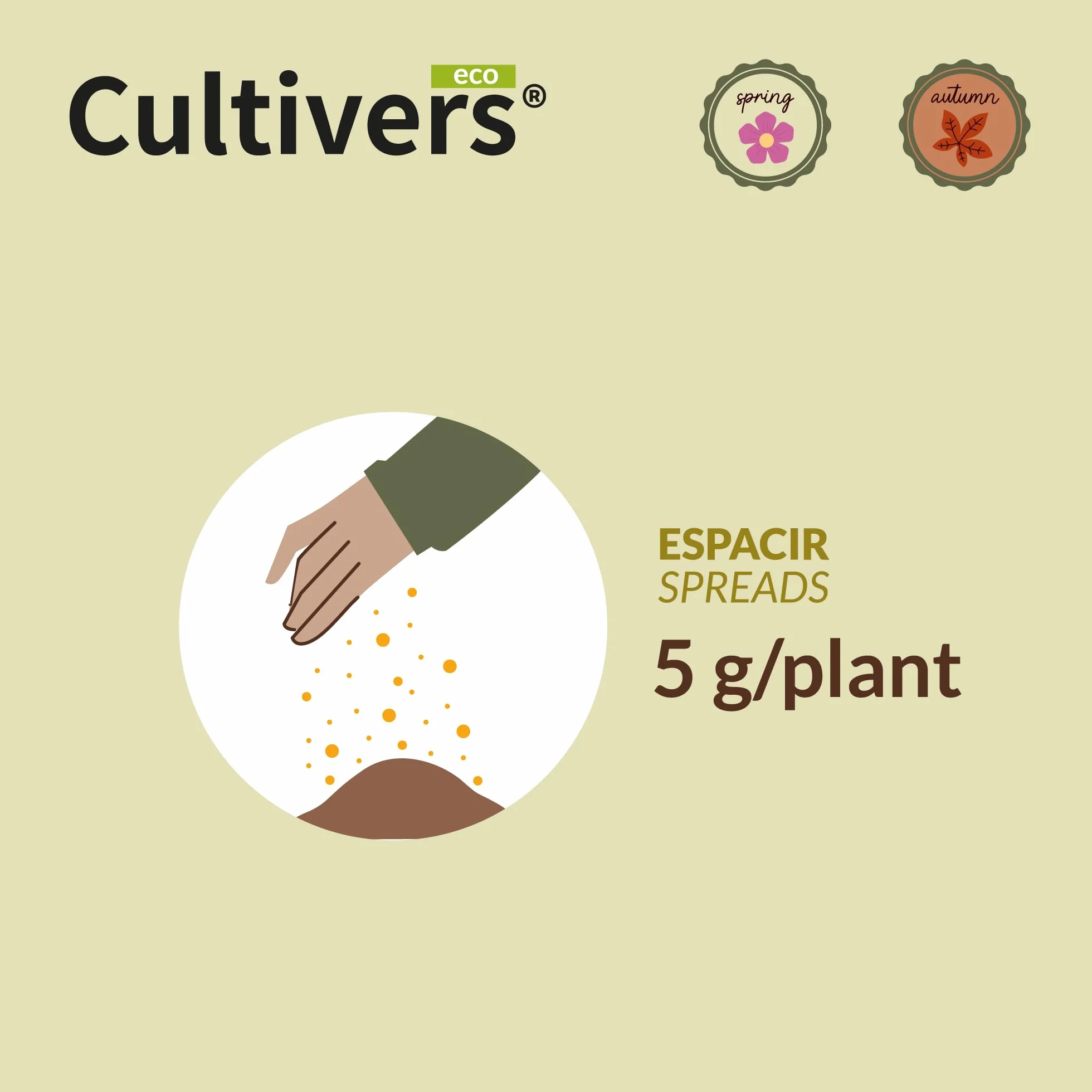 CULTIVERS Abono Bonsái Ecológico 1 kg Fertilizante granulado NPK 8-1-5 Liberación Lenta