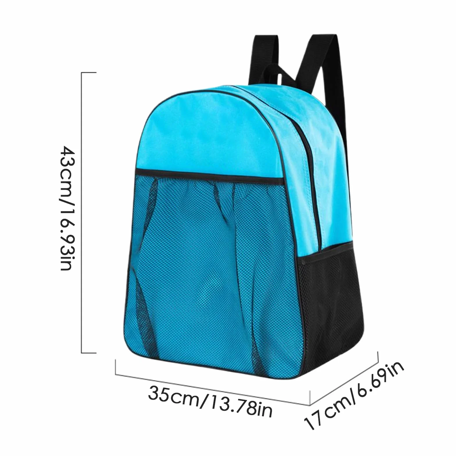 Mochila para Patines Gran Capacidad Impermeable 35x17x43cm