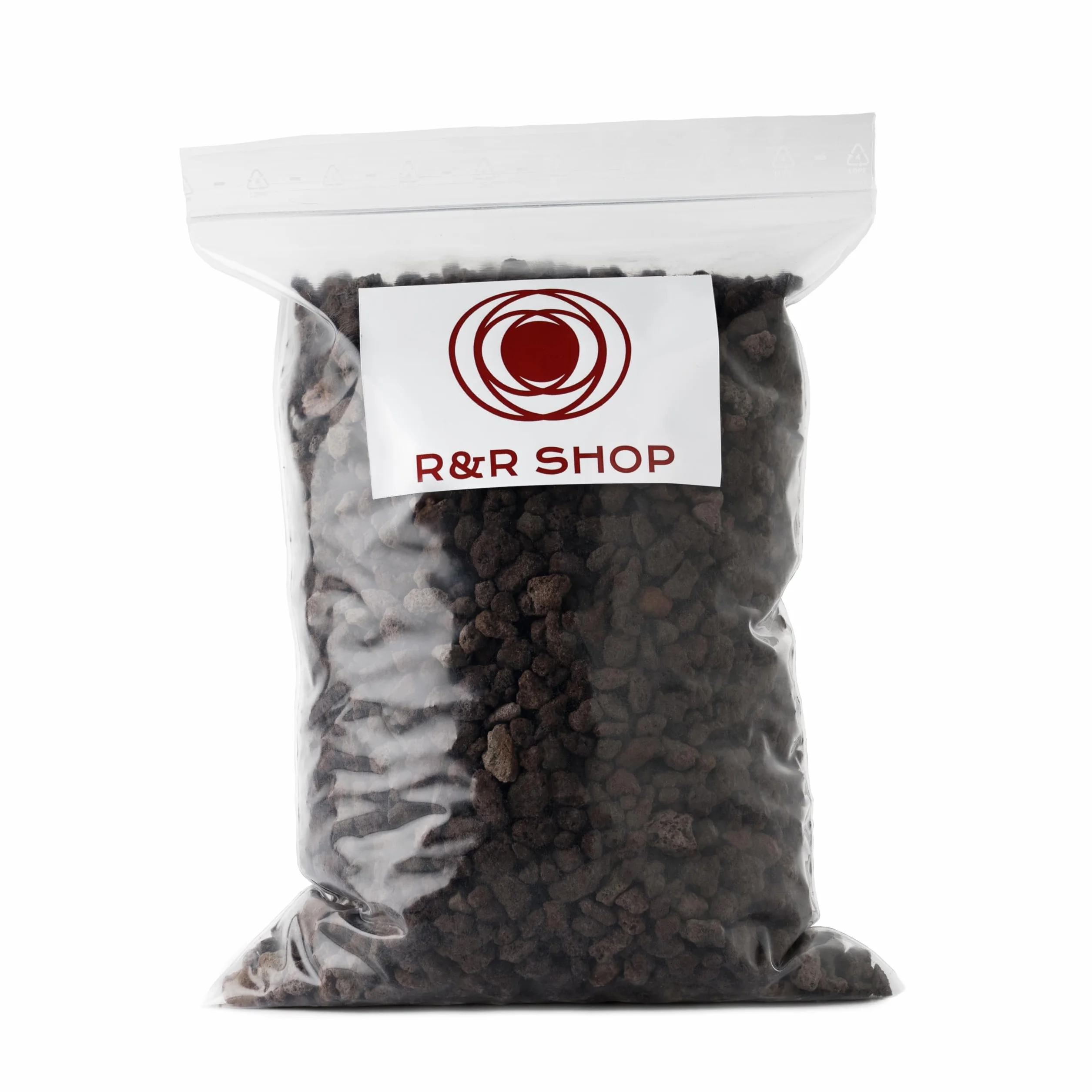 R&R SHOP – Lapillo Volcanico Medio, 100% Natural PH Neutro, Ideal para Germinación, Ventilación Mejorando el Crecimiento de Las Plantas, 10-15 mm (1L)