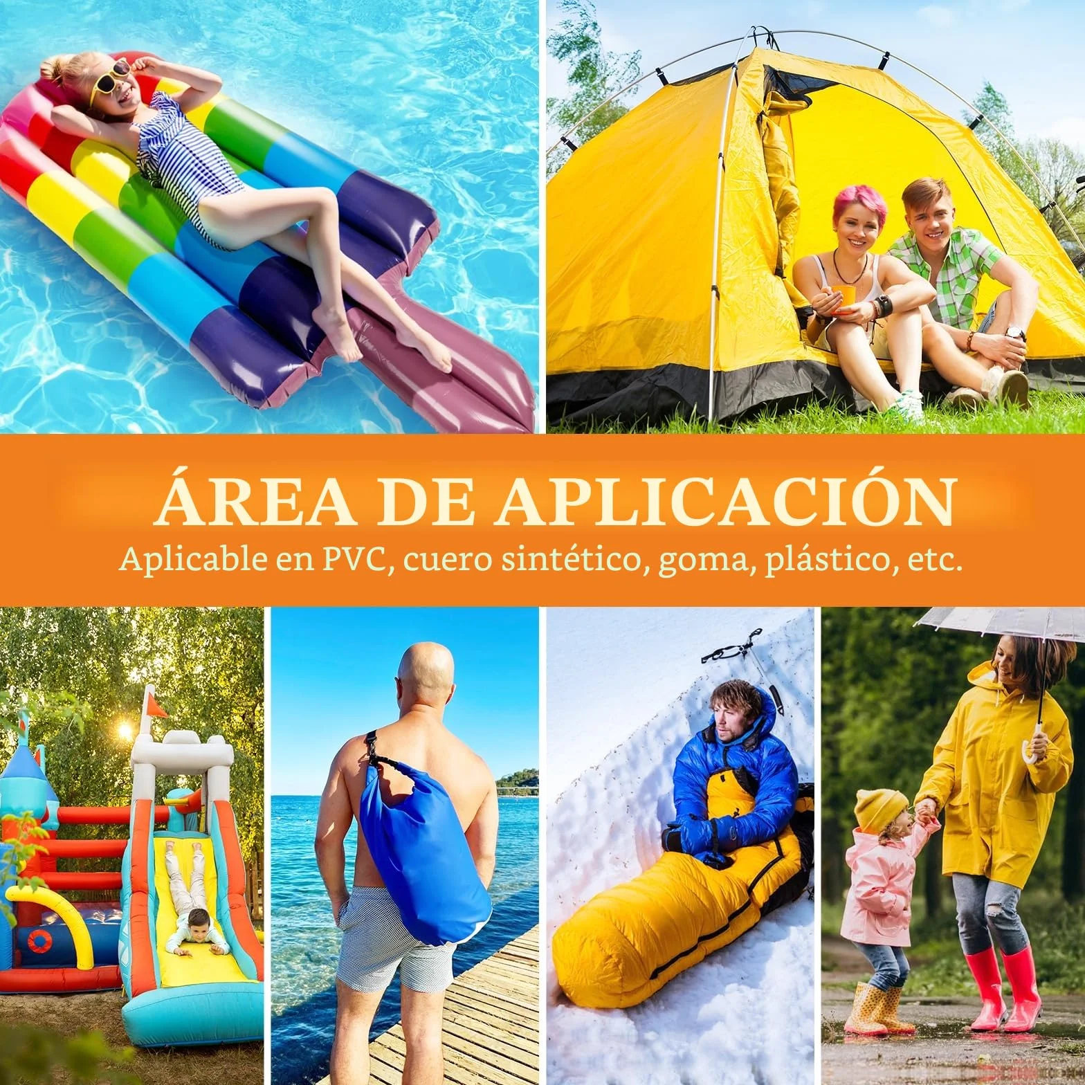 Kit de Reparación Liner Piscinas Cinta Adhesiva PVC 10cm x 250cm Parche Bajo Agua