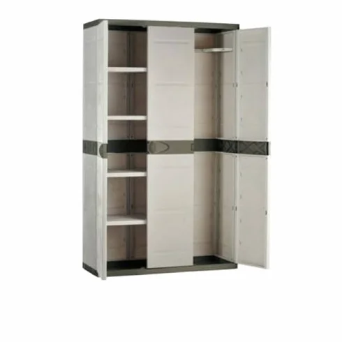 Plastiken Titanium Armario Beig 105 cm 3 Puertas