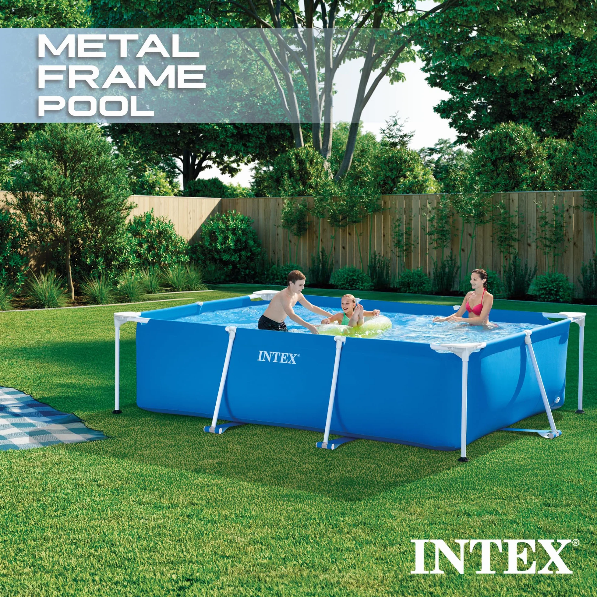 Intex 28272NP Piscina Desmontable 300 x 200 x 75 cm 3.834 litros Azul