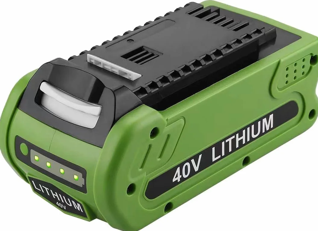 Batería de repuesto de 40 V para Greenworks 40 V 2.0 Ah, compatible con todas las herramientas eléctricas G-MAX de 40 V G40B2 G40B4 G40B5 G40B25 29462 29472 20202 20302 25312 25322 (capacidad real)