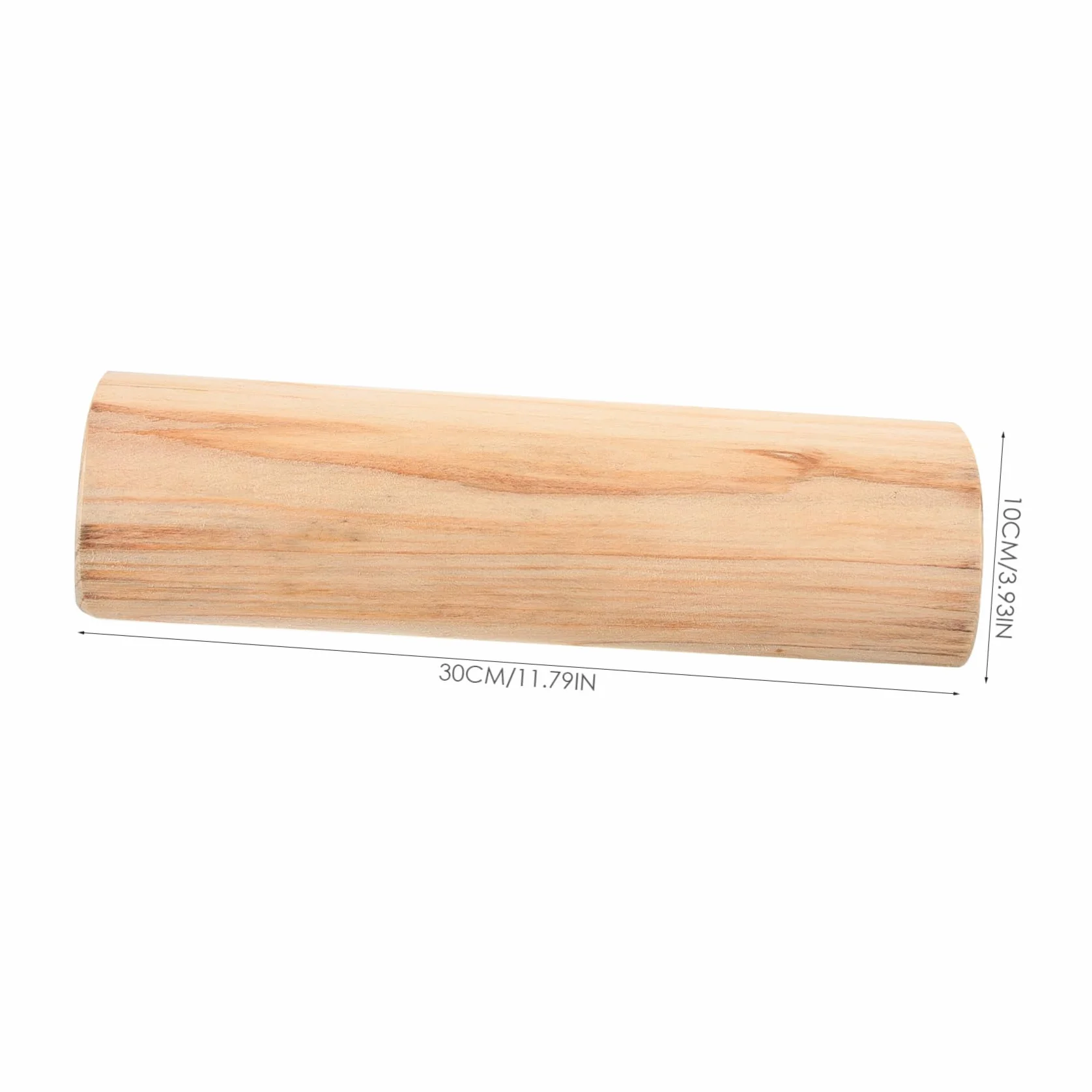 Mikinona Almohada de Madera para Masaje Cervical de 7 Cm Diseño Redondo para Uso en Sauna y Baño de Vapor