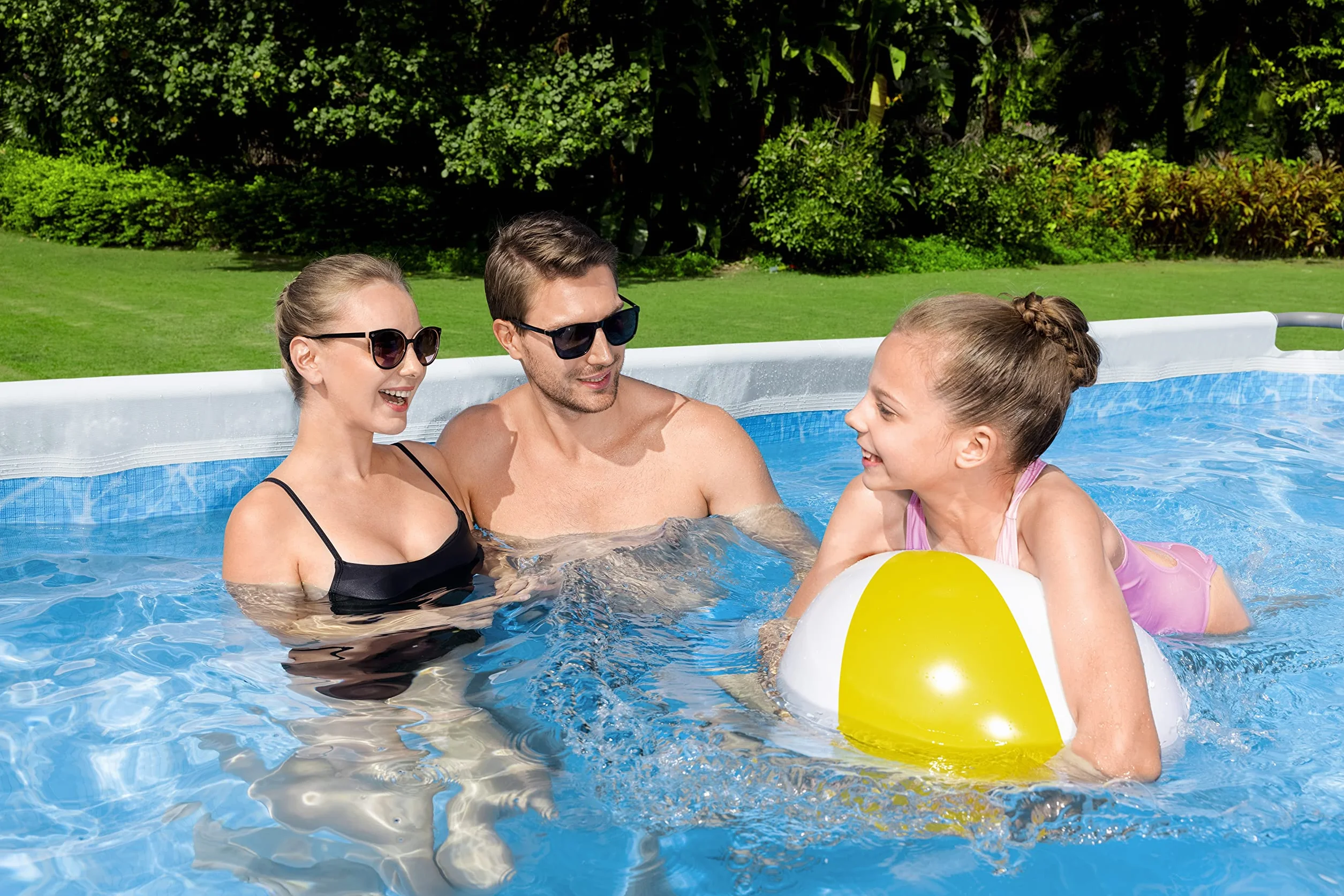 Bestway Juego de Piscina Rectangular 13'6" x 6'7" x 48"
