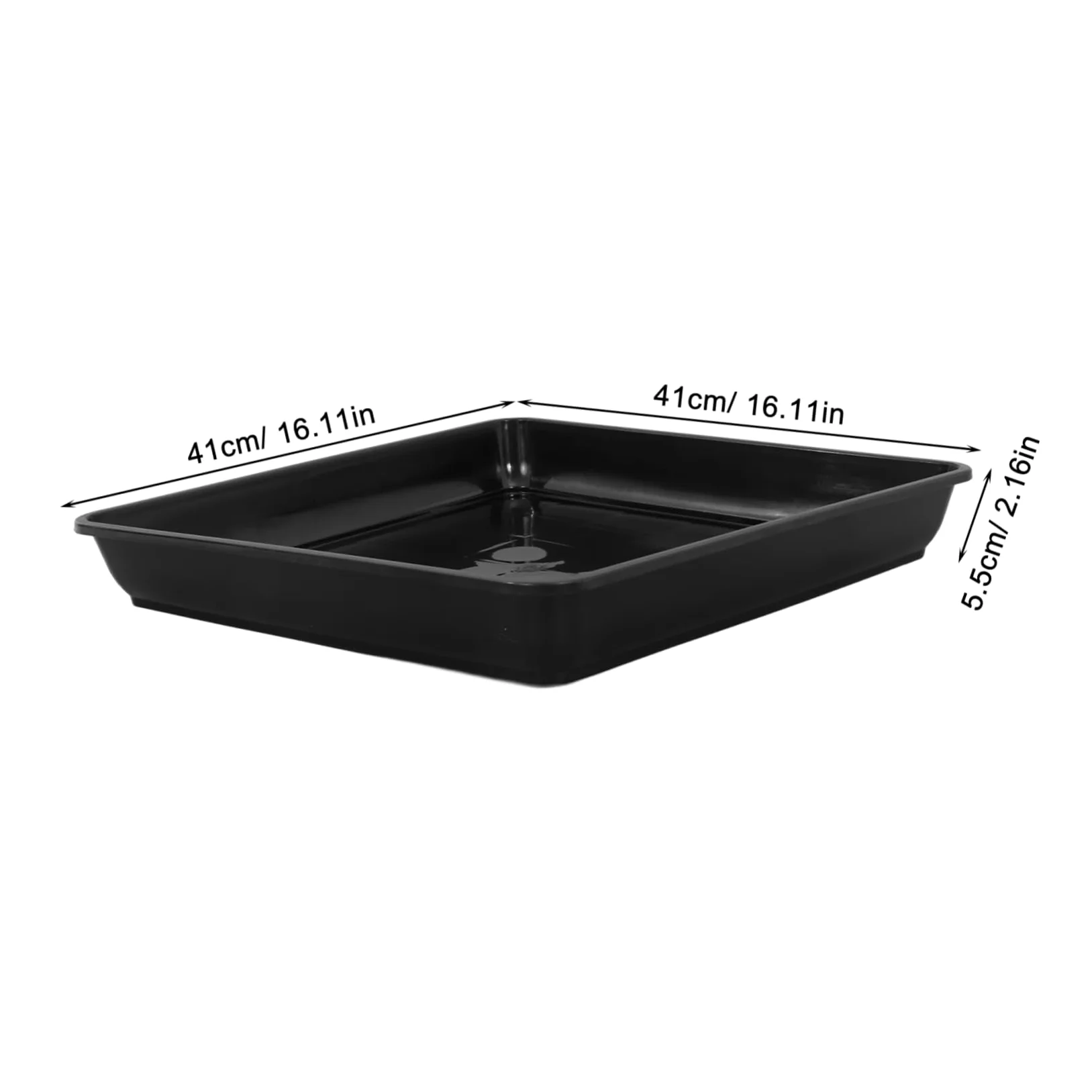 Toddmomy 2 Piezas De Base De Maceta Bandejas De Goteo para Maceta Bandeja De Agua para Plantas Bandejas para Plantas Platillo para Plantas En Maceta Platillos Cuadrados para Macetas