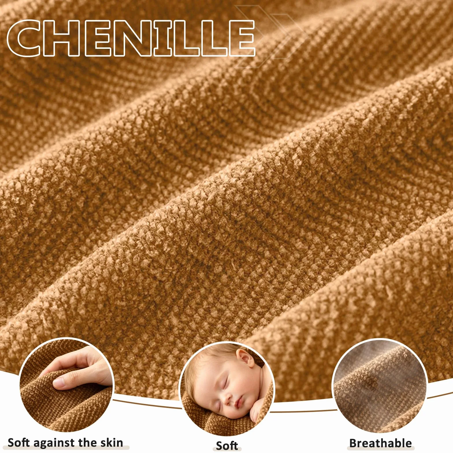 Cojines de Banco a Medida Espuma Alta Densidad Funda Desmontable Fondo Antideslizante Interior Exterior Chenille Grosor 5cm