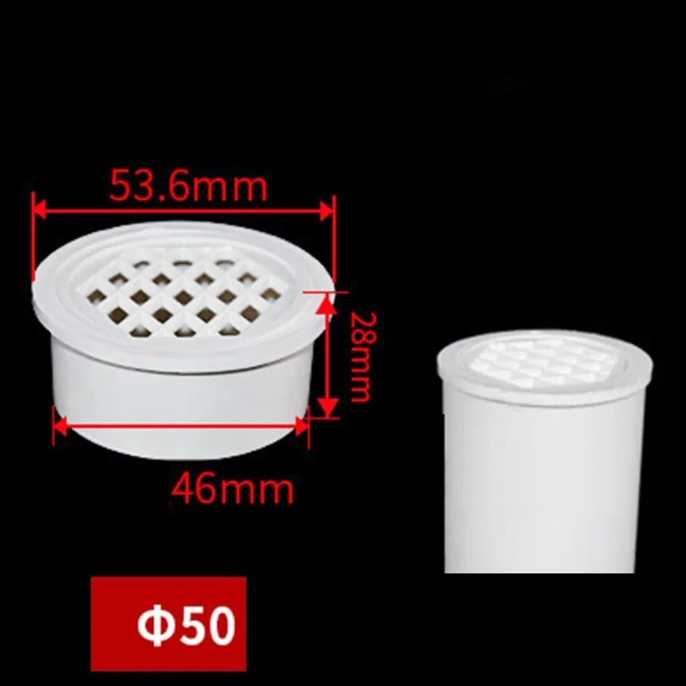 Tubo de drenaje PVC 50-200 mm para balcón cubierta incorporada 50 mm