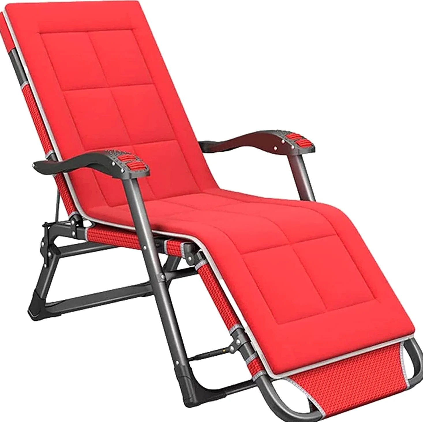 Sillón de Gravedad Cero, sillones para Exteriores, sillas con Asientos Acolchados, sillas Plegables, Juego de sillones reclinables de Gravedad Cero, sillas relajantes con Respaldo Ajustable, para