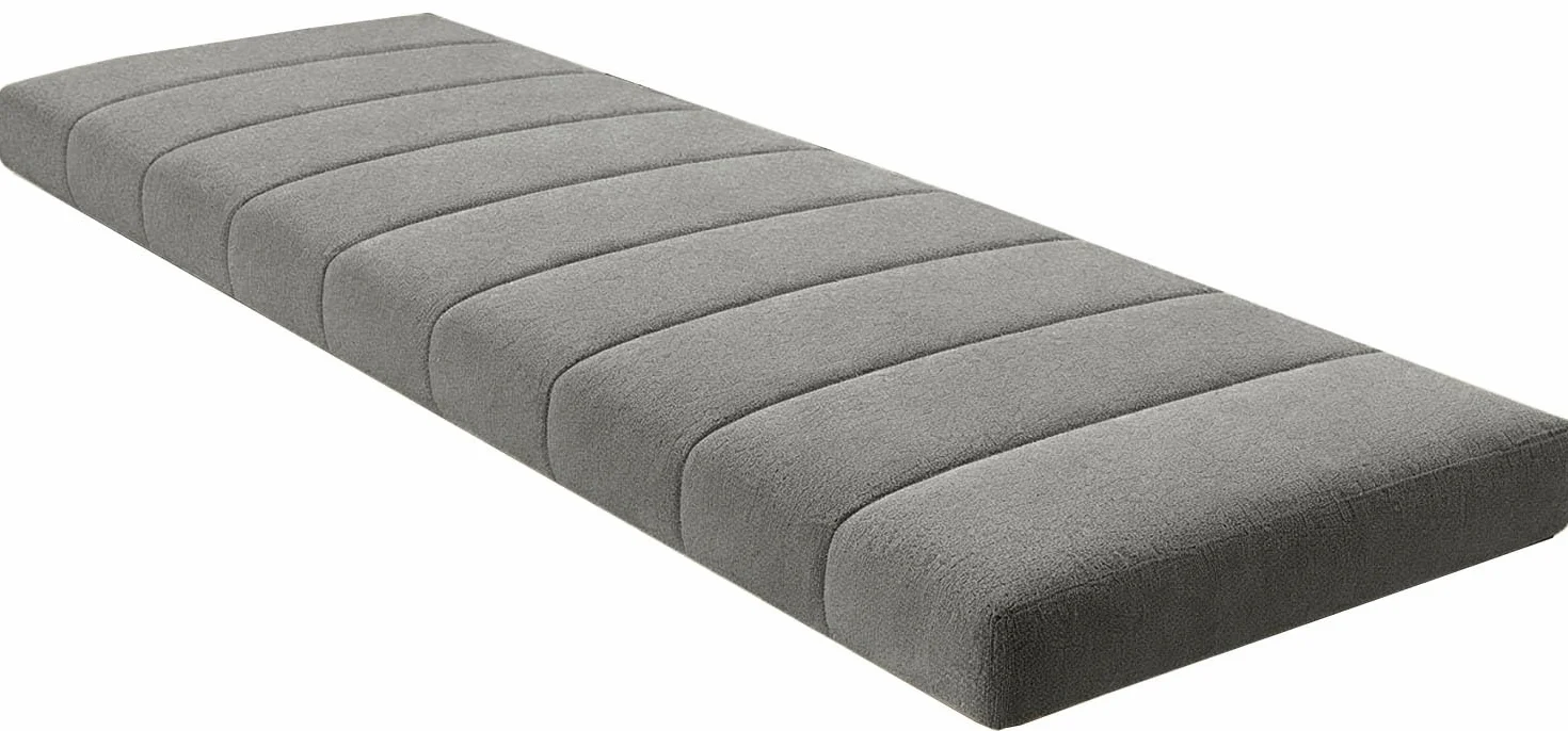 Cojín para Banco Exterior 90x50 100x40 120x40 2/3 Plazas Antideslizante Terraza (Color1, 50x150x6cm)