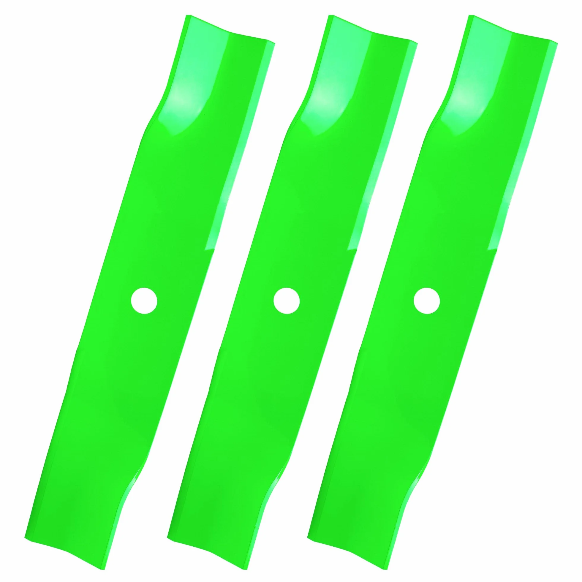 Juego de cuchillas de cortacésped (elevación alta) para MTD Cub Ca det Enforcer Recon 02005017 942-04417 01005336 01005336P 742-04417 (paquete de 3)