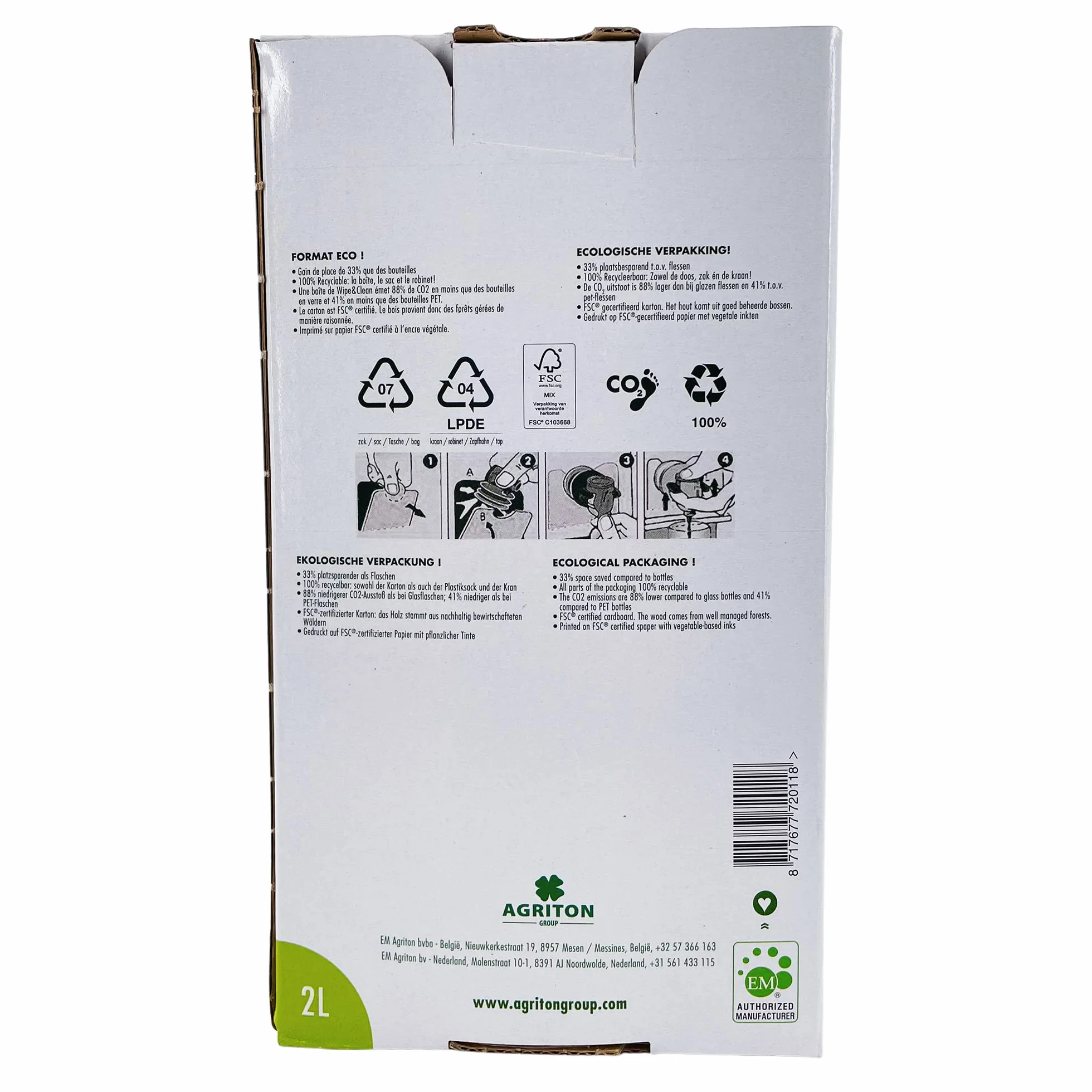 EM® Microferm 2L Mezcla de microorganismos activos 100% natural