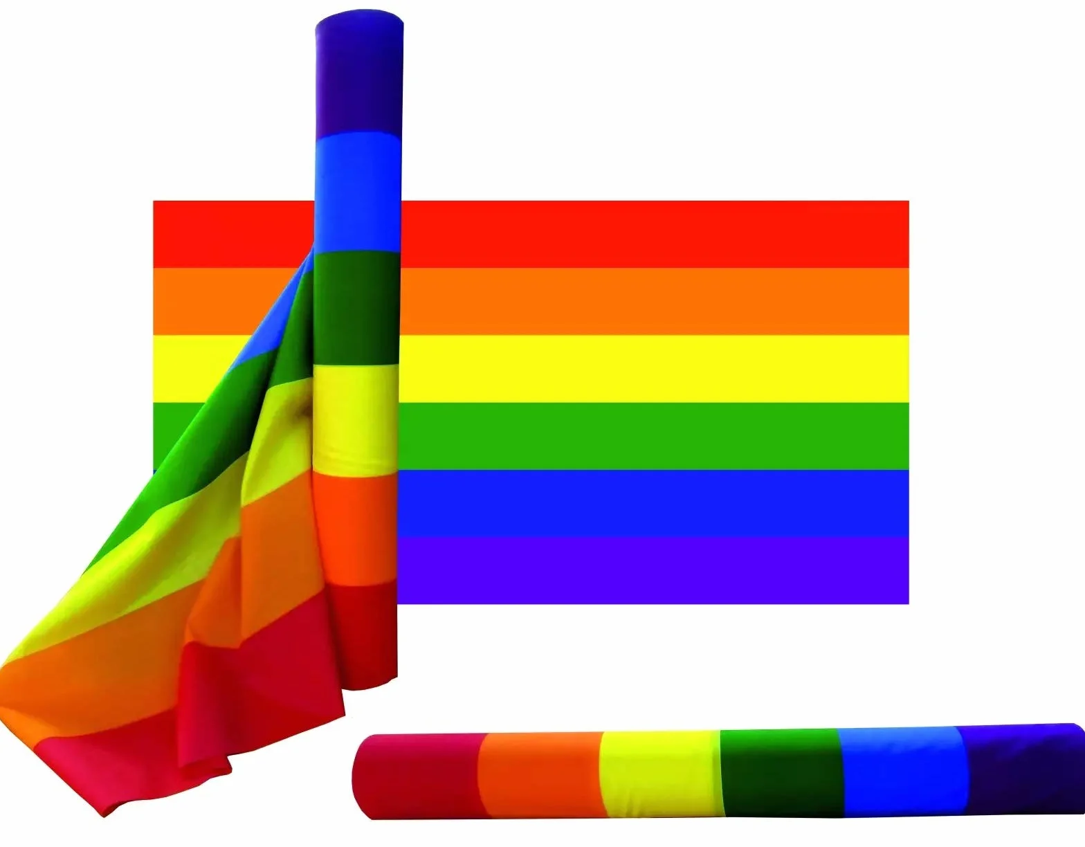 Durabol Rollo Bandera de Arcoíris Orgullo Gay LGBT 0.9x45 Metros (Rollo de Arcoíris)