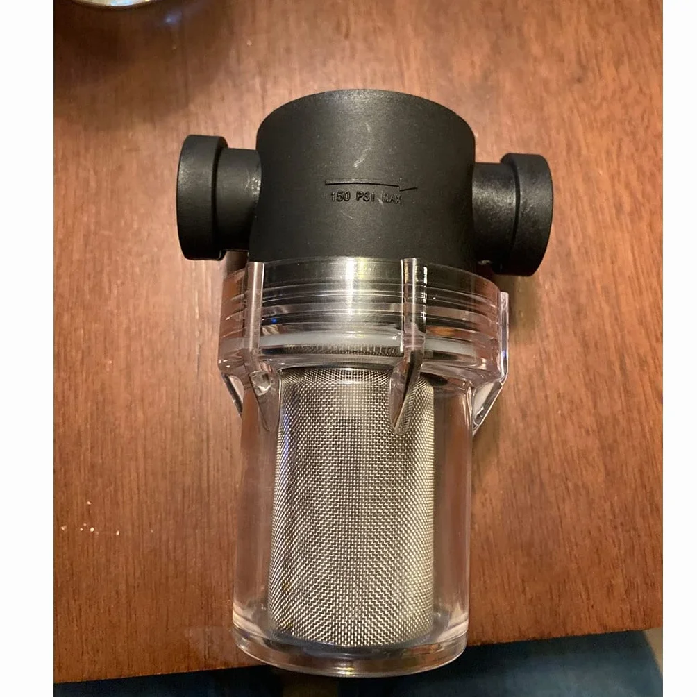 Filtro de Succión de Bomba de Agua, 1 Filtro de Malla en línea for tuberías de riego de Alto caudal.(0.5 Inch)