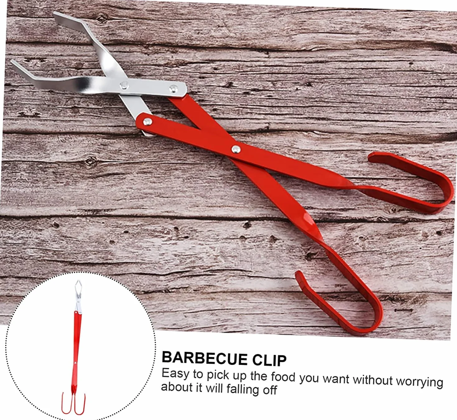 2 Pinzas para Asar, de Acero Inoxidable, para Barbacoa, con Cierre de Seguridad para Alimentos, para Cocina, Tijeras, alicates, Pinza para Pan y Barbacoa.