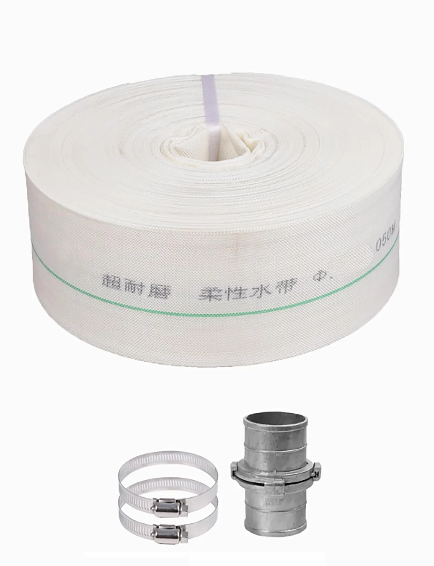 Manguera de Descarga Layflat, Manguera de Descarga Agua Plana Reforzada, PVC 1,2 Pulgadas, 10-100m for retrolavado y Drenaje Piscinas(20meter)