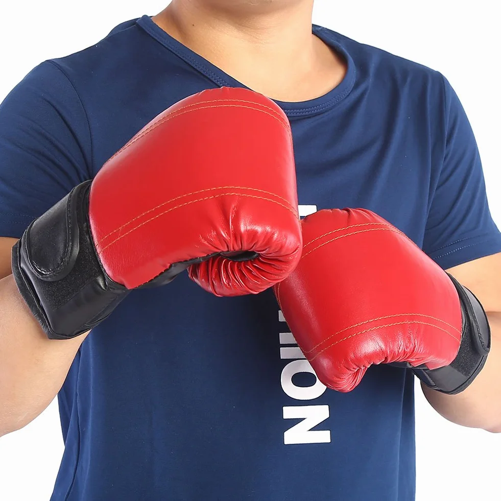 Guantes de boxeo MMA con acolchado para entrenamiento Muay Thai, Kick-Boxing y sparring