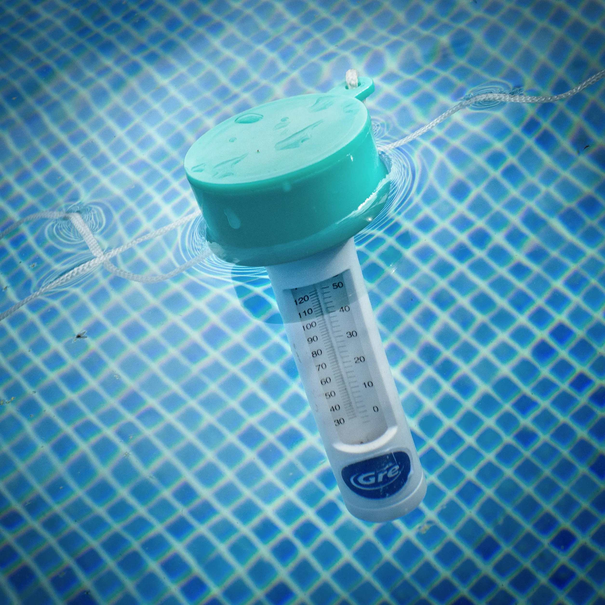 Termómetro Tubular Flotante para Piscina Gre 40051 Escala Celsius