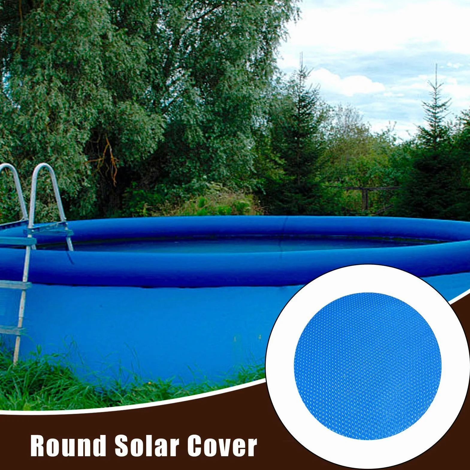 Manta Solar Protectora de Piscina Escudo Retentor de Calor Alta Resistencia Recortable