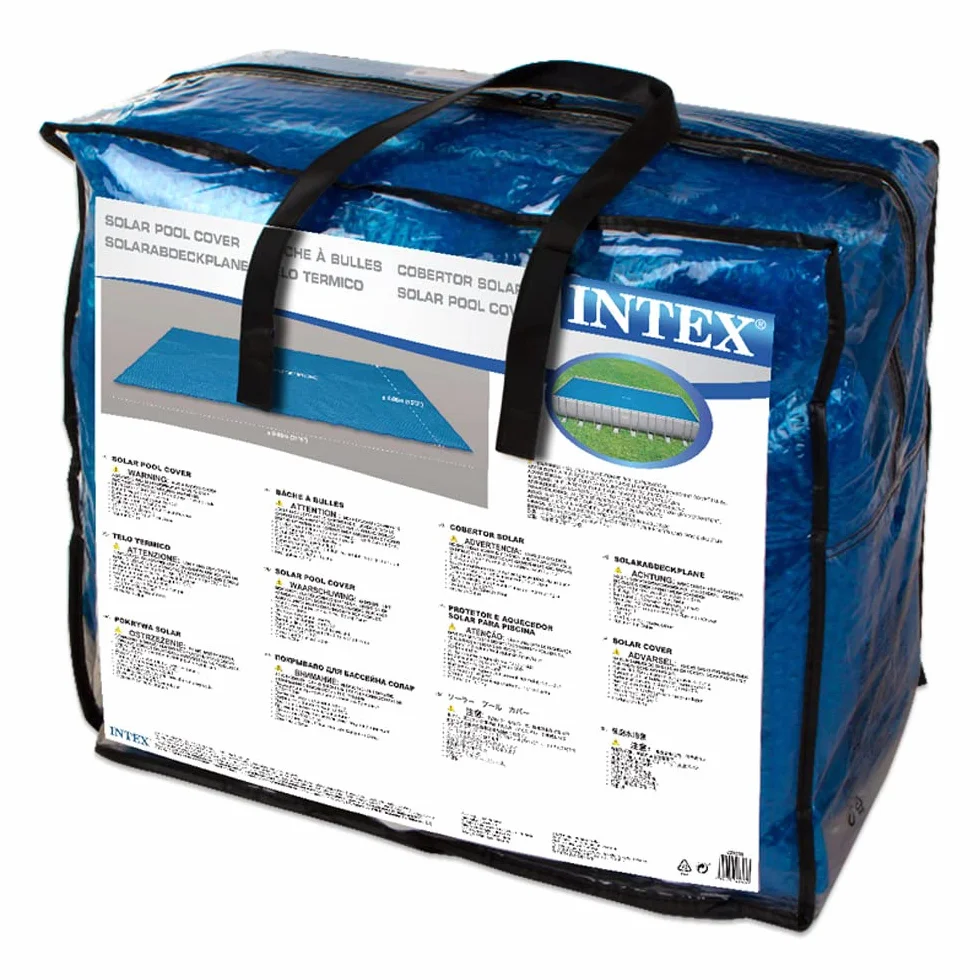 Cobertor solar INTEX para piscinas rectangulares 975x488 cm