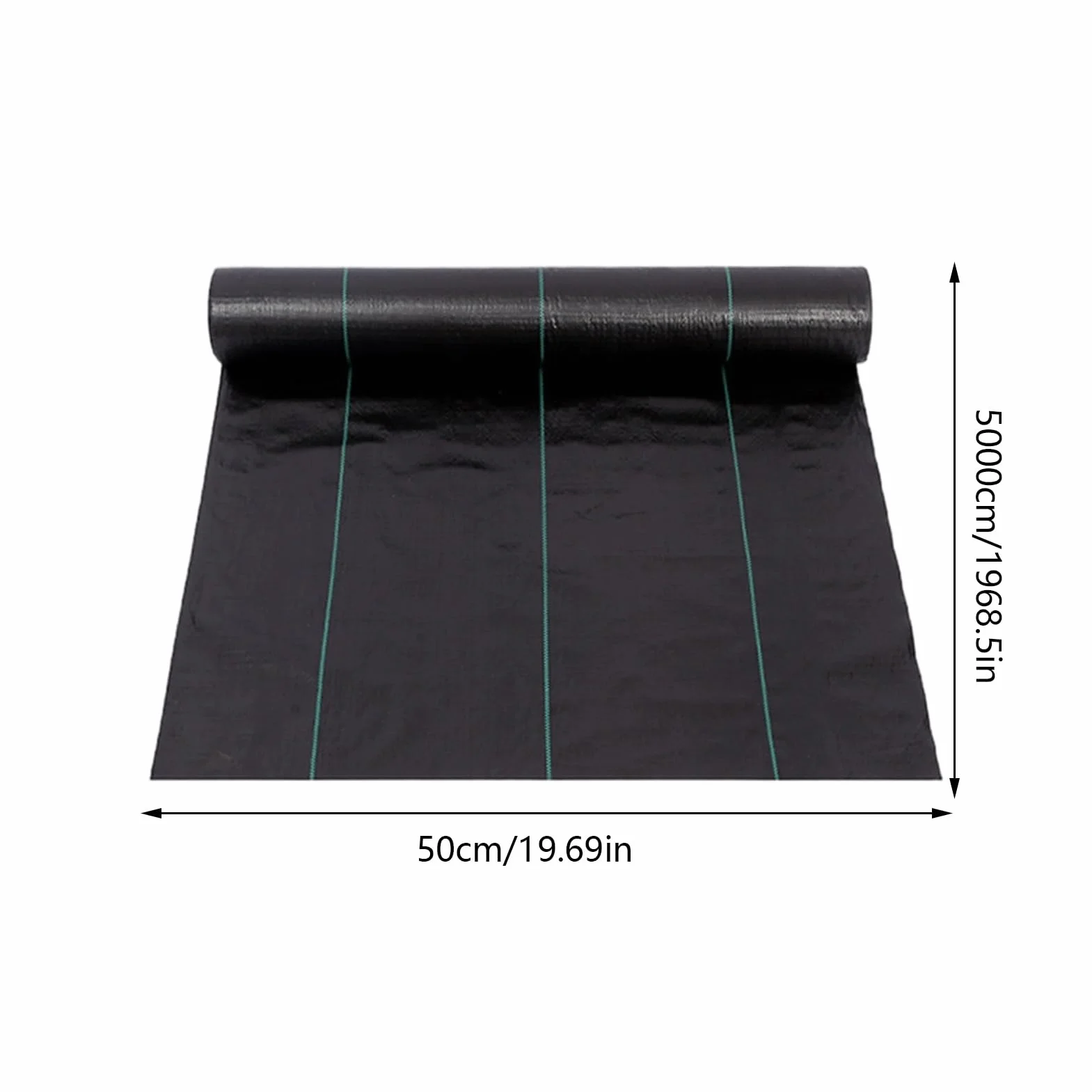 Tela Para Jardin De 0.5x50m Material Para Control De Hierba | Cubresuelos Para Jardin Para Jardineros Vivero Senderos Árboles Arbustos Caminos Invernaderos Huertos