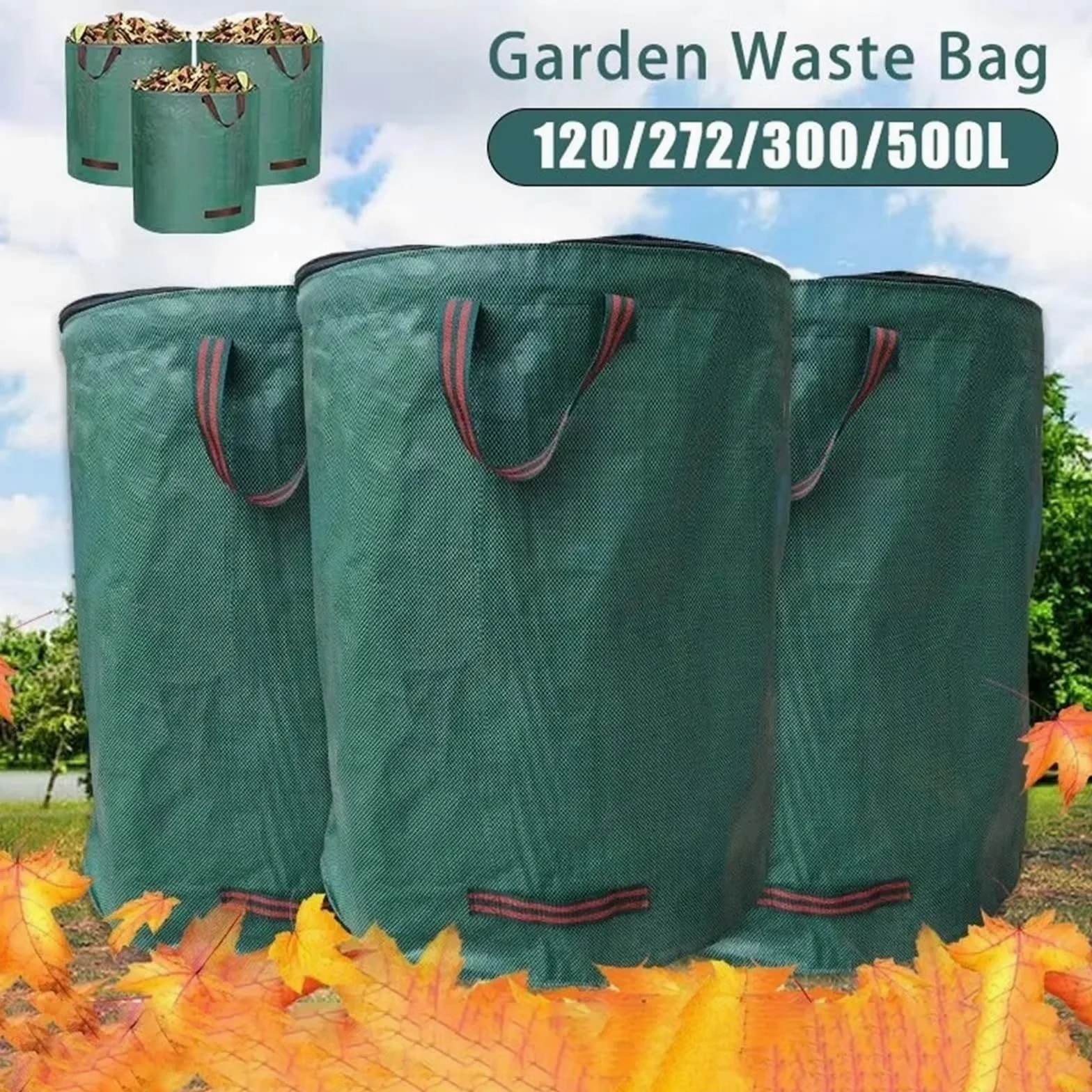Bolsa para Residuos de Jardín Bolsa plegable for residuos de jardín con tapa