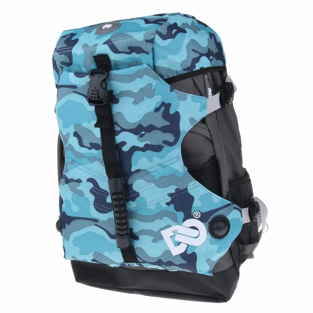 Baoblaze Rodillo Patines en Línea Mochila de Transporte Camuflaje