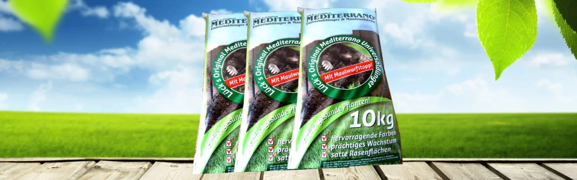 Mediterrano Tope Stop 2 en 1 – La solución más eficaz contra topos y ratones de campo, 10 kg