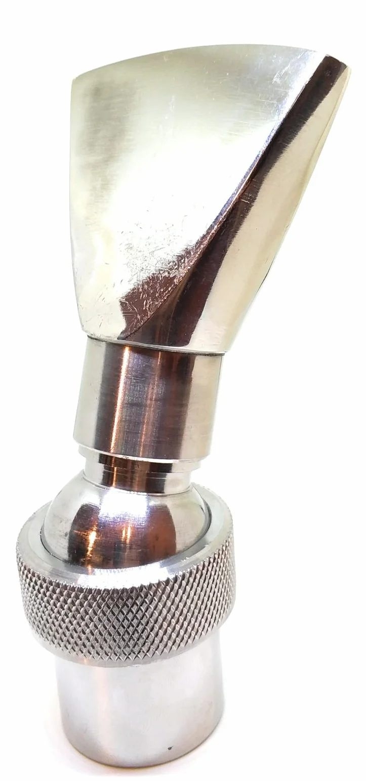 Toberas para Fuentes de Jardín Cola de Caballo 3/4" Rótula Acero Inoxidable Boquilla Cortina Agua