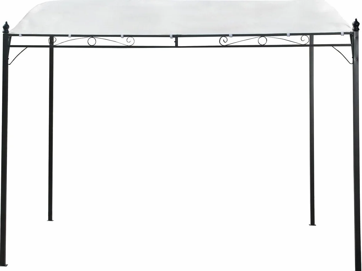 Pérgola metálica Inclinada 3 x 2,5 m Beige Habitat et Jardin