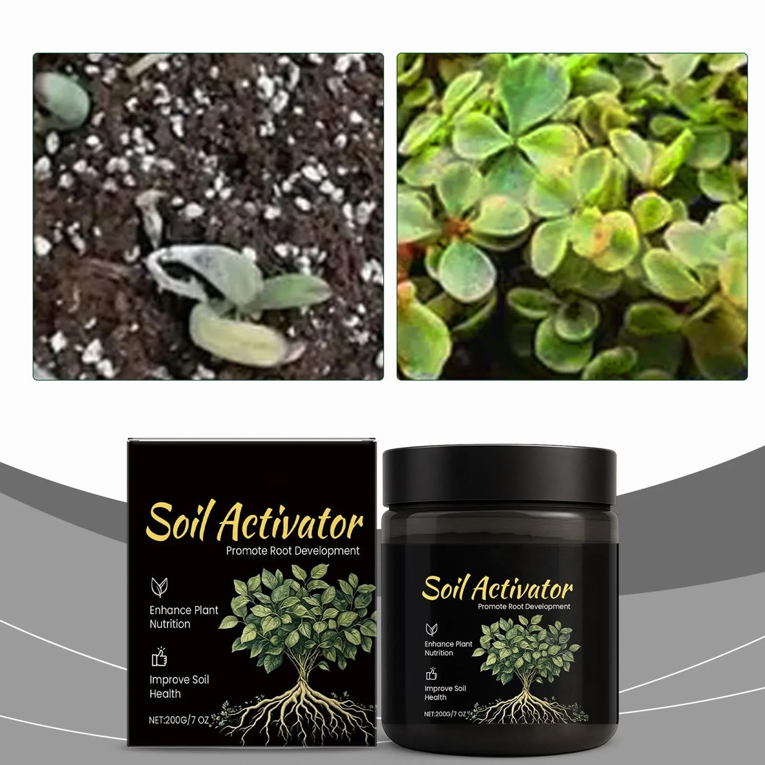 Activador de Suelo para Plantas Favorece el Crecimiento de Raíces para Jardín