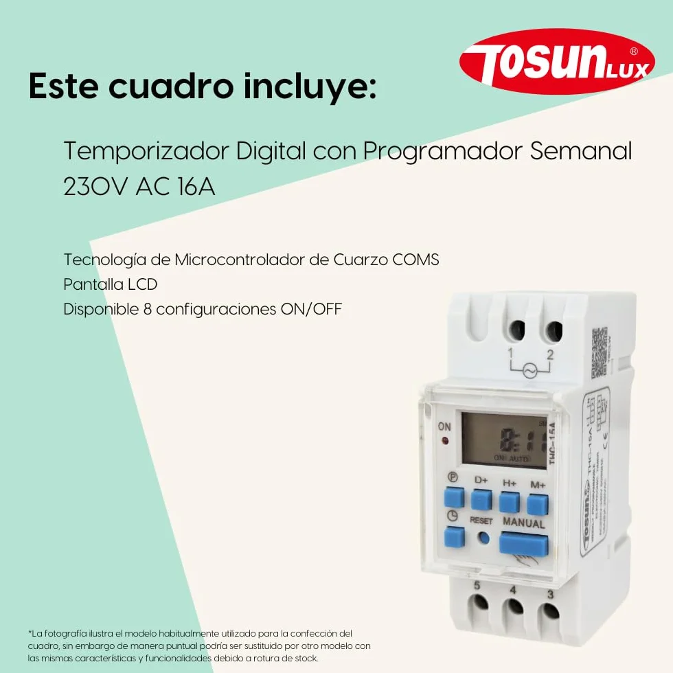 Cuadro electrico para Piscina con Transformador y Control Remoto RGB SWIMHOME