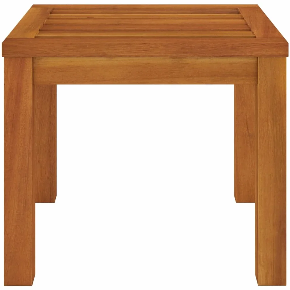 vidaXL Taburetes de jardín con Cojines 2 uds Madera Acacia 40x40x42 cm