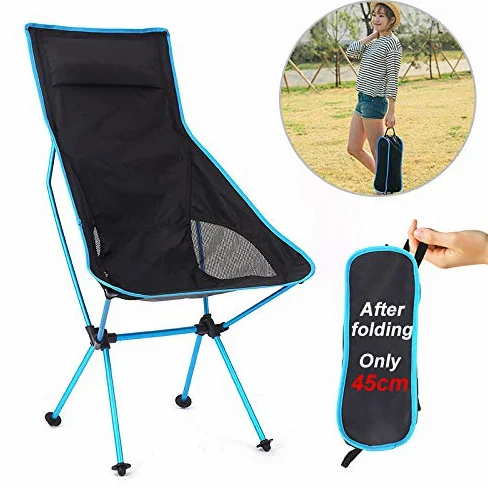 Tumbonas al aire libre, silla de gravedad cero, tumbonas de patio, sillas reclinables plegables, silla de camping, silla plegable ultraligera portátil, silla de playa for acampar, carga alta, aluminio