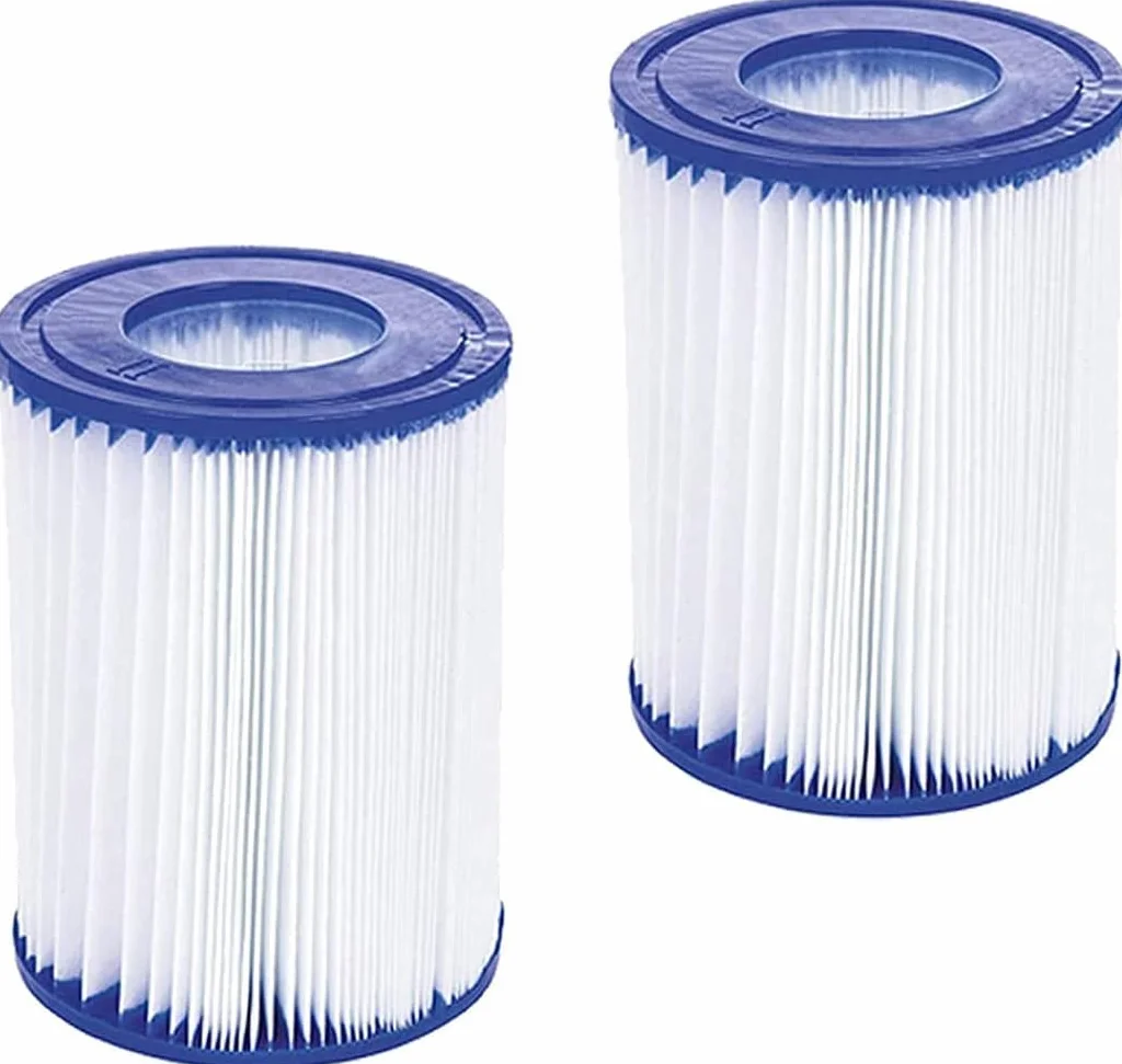 Best-Way Cartridge II Filtro de Repuesto para Piscina, Paquete de 2 Compatible con Bomba Lay Z SPA